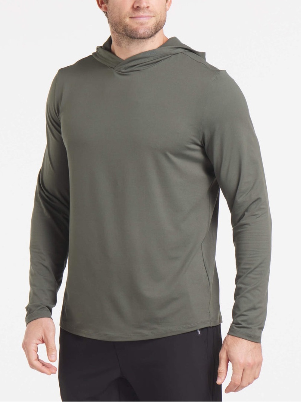 UNRL Ultra Hooded Long Sleeve Top Grove Green Size Medium M
